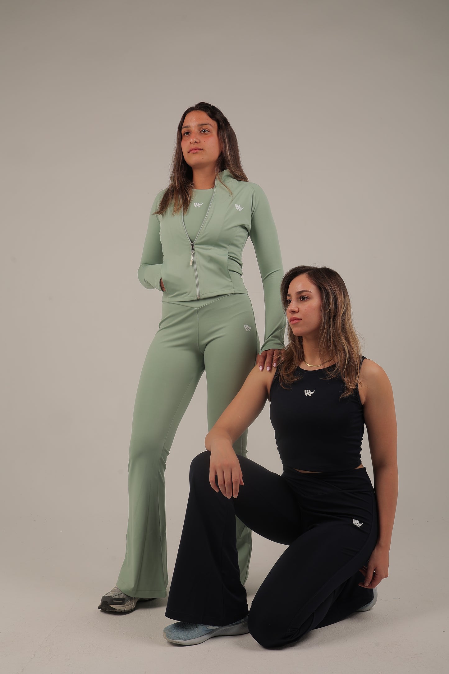 Mint Wide Leg Leggings