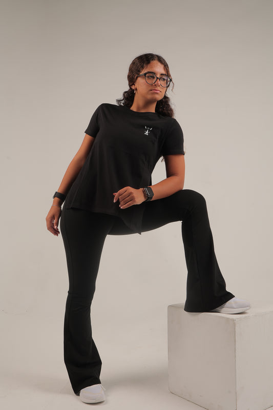 Black Wide Leg Leggings